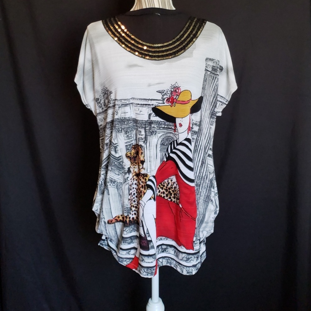 Oversize Tunic Blouse